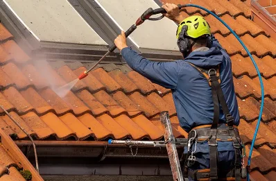 Démoussage et hydrofuge de toiture à Lhospitalet